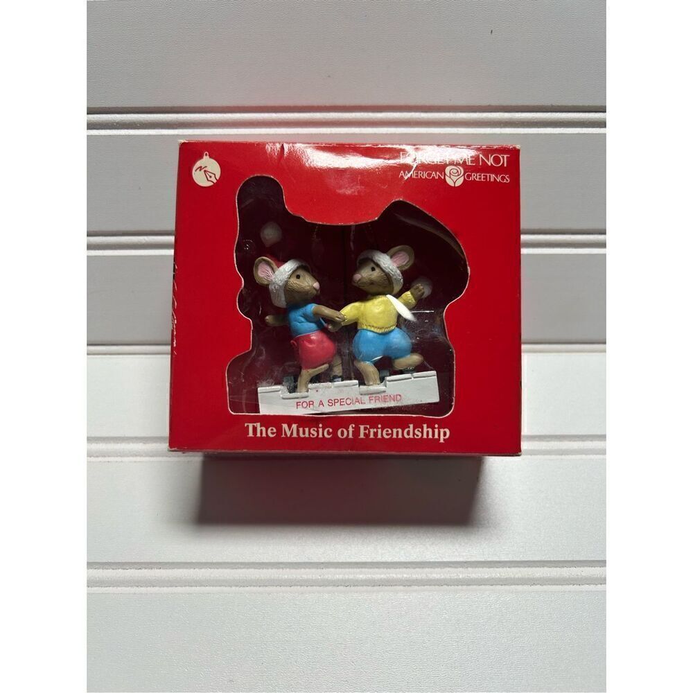 American Greetings TheโMusic of Friendship Mice Mouse Special Friend OrnamentโVi